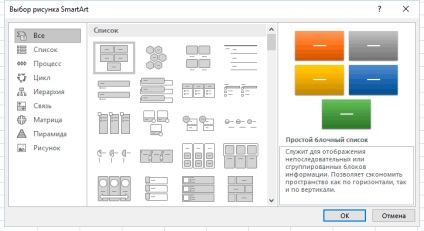 Készítsen egy felsorolás az Excel