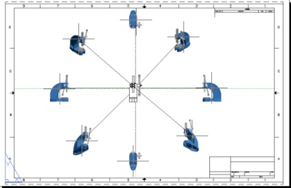 Crearea de vizualizări de desen pe baza modelelor 3d de autocad