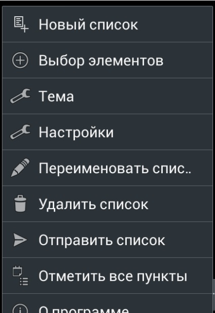 Shopping List Android