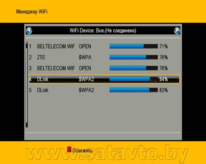 Televiziune prin satelit în Belarus și Rusia conectare la receptorul de internet gm wizard hd