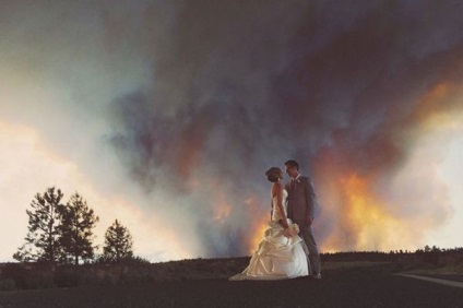 Nunta pe fundalul unui incendiu - cartea de birou a miresei