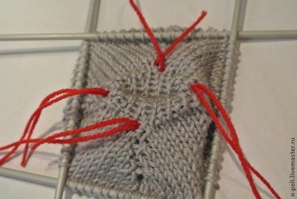 Kötött pulóver kötőtű a hullámvonal - Fair Masters - kézzel készített, kézzel készített