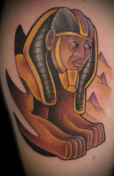 Sticla de sfinx - semnificație, schițe și fotografii pentru tatuaje