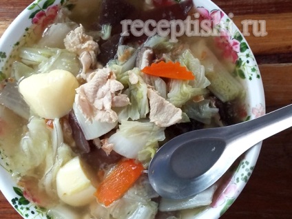 Thai csirke tészta leves receptek fotókkal