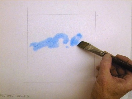 Tehnica de acuarelă umedă pe umed, pictura și desen