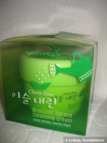 Tony moly curată broccoli crema de curățare crema broască - crema de spalat pe baza de extract de lăstari