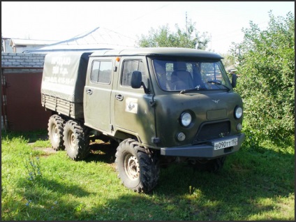 Tuning uaz 3909 6x6