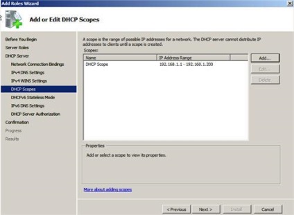Instalarea și configurarea serverului dhcp în serverul Windows 2008, pentru administratorul de sistem