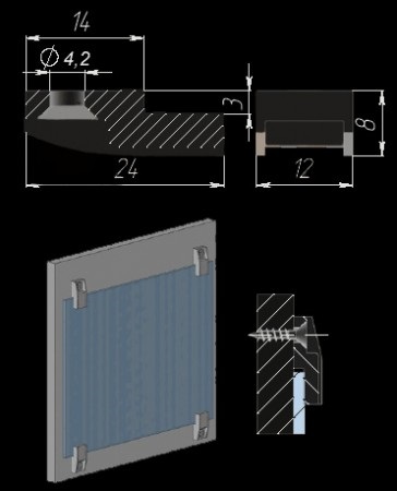 Instalarea de vitralii intr-o geam dublu (fereastra)