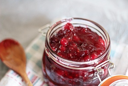 Jam cu cranberries cu zahăr pentru iarnă fără a găti, rețete, cu portocale, mere, lamaie, afine