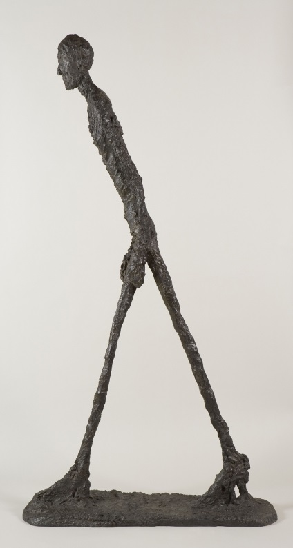 Seara Moscova - un om plimbind 7 capodopere de Alberto Giacometti