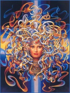 Vyrgon - zeita cu părul șarpelui - zeii slavilor