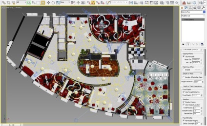 Vizualizarea planului 3D al unei premise fără un plafon