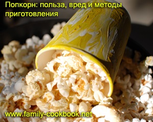 Air porumb - cum să gătești popcorn la domiciliu, beneficii și rău, valoare nutritivă - rețete cu