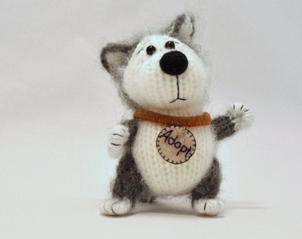 Câini amuzanți tricotor din vița veronica (arcticfoxie)