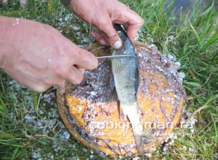 Fried grayling - gătit pentru bărbați