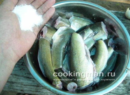 Fried grayling - gătit pentru bărbați