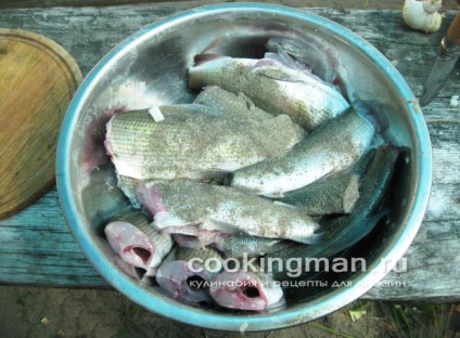 Fried grayling - gătit pentru bărbați