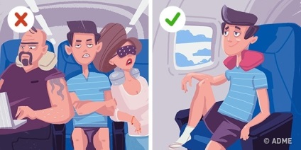 12 Secretele zborului confortabil în avion