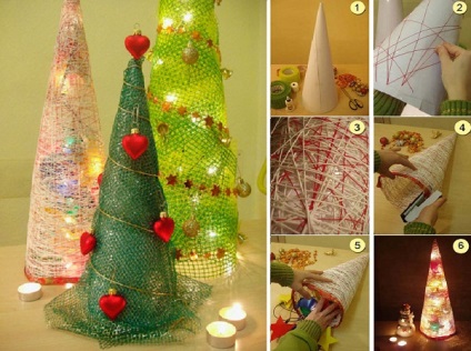 16. Ötletek a gyártás egy karácsonyfa kezével