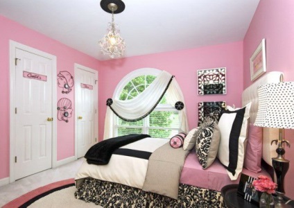 35 camere elegante pentru fete în culoarea roz
