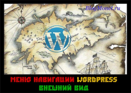 Admin panel, navigare wordpress