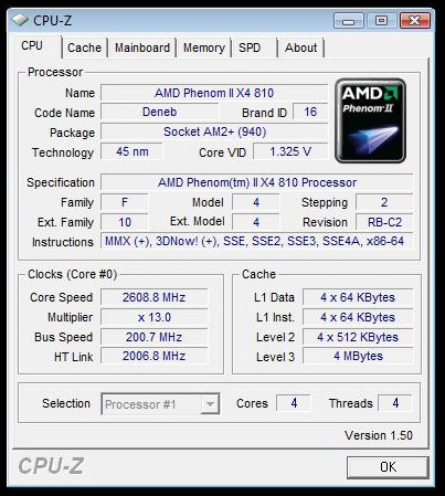 AMD Phenom II kinyit a cache memória és a negyedik mag