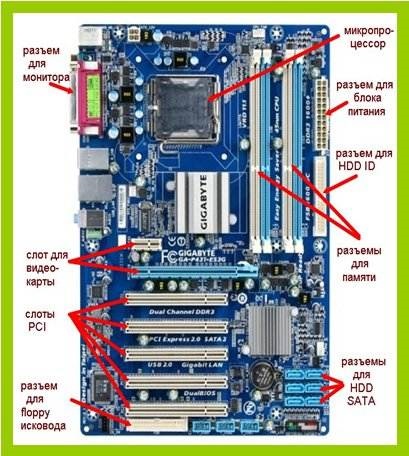 Anatomia calculatorului sau a structurii calculatorului