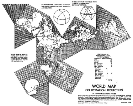 Arhitect și inginer Richard Bacminster Fuller polyhedron ca preconcepție