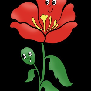 ABC de plante în versuri cu imagini, la început