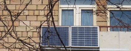 Bateria de pe balcon poate fi efectuată, instalare, rezoluție