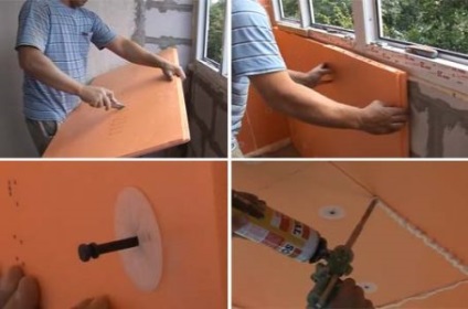 Bateria de pe balcon poate fi efectuată, instalare, rezoluție