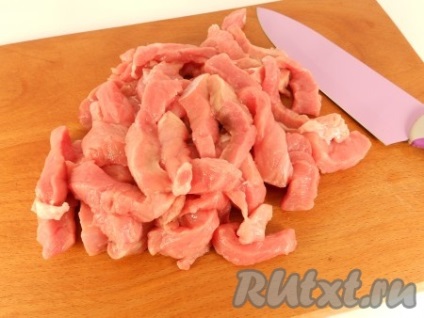 Carnati de carne de vita din carne de porc cu ciuperci - reteta cu o fotografie