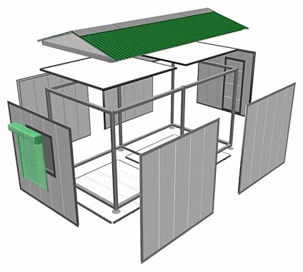 Reconstrucția garajului prefabricat a tehnologiei moderne