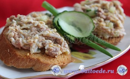 Sandvișuri cu ficat de cod și castraveți proaspeți - cele mai delicioase rețete culinare pe