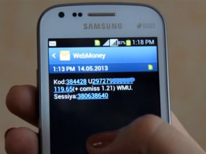 Ce trebuie să faceți dacă nu există sms-uri provenind de la webmoney cu un cod de confirmare