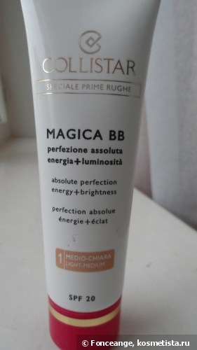 Collistar magica bb perfezione assolute energia luminozita spf 20