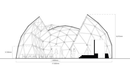 Deconstrucția domului geodezic pe insula Bornholm