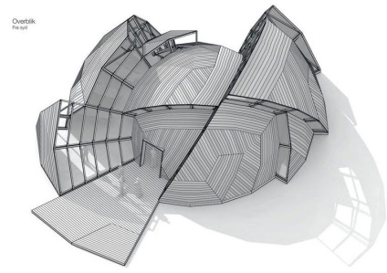 Deconstrucția domului geodezic pe insula Bornholm