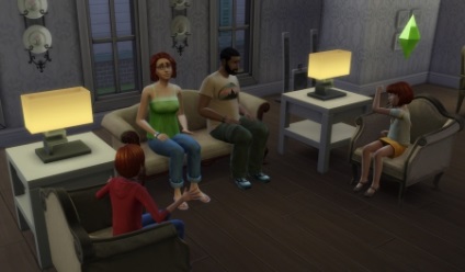 Copii în sims 4