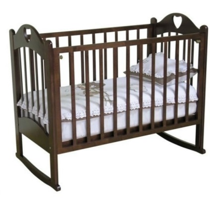 Crib ljubasha roșu stea cu-635 scaun rotirea roți 120x60 cm - cumpăra în moscow