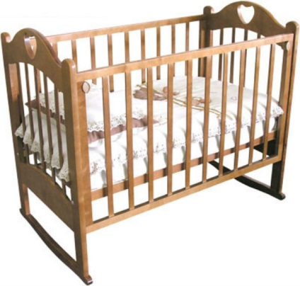 Crib ljubasha roșu stea cu-635 scaun rotirea roți 120x60 cm - cumpăra în moscow