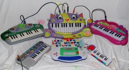 Sintetizator pentru copii - primul instrument al unui mic muzician
