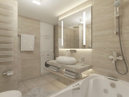 Design fürdőszoba 6 négyzetméter (45 fotó) divatos design a mennyezet és a fürdőszoba design