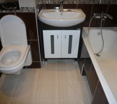 Design de baie combinat cu o toaletă, idei