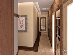 Proiectarea unei săli într-o casă privată, un apartament, o fotografie