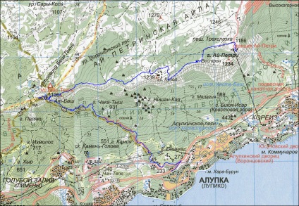 Екскурзия до Ай-Петри Yalta на с гледка от птичи поглед