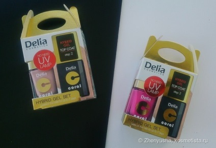 Set de gel hibrid set delia cosmetice