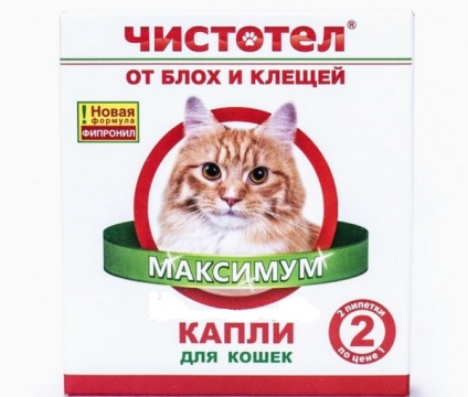 Instrucțiuni de utilizare a picăturilor de purici și căpușe de flori pentru pisici