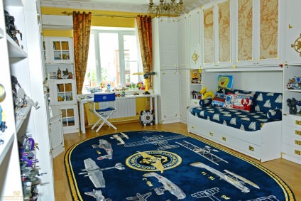 Interiorul unei camere pentru copii pentru un băiat de la un copil la un adolescent (foto)